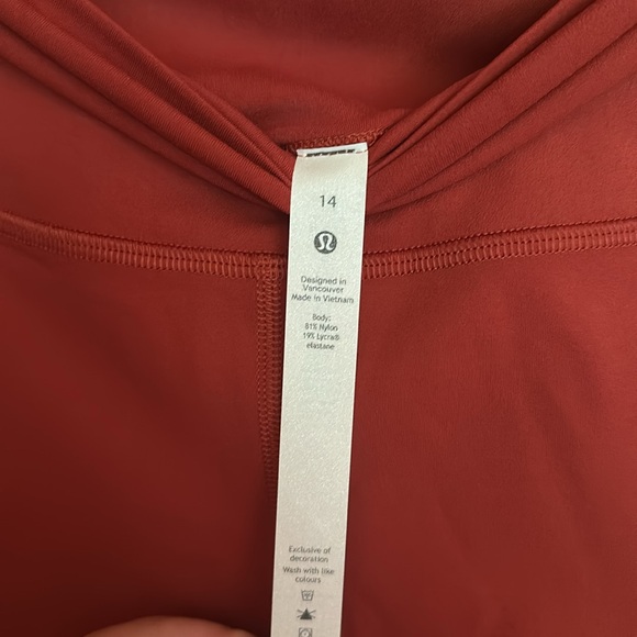 NWT Lululemon Align HR Pant - 28” length size 14 - Cayenne - Picture 4 of 5